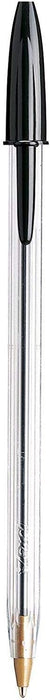 BIC Cristal Xtra Smooth Ballpoint Pen, Medium Point (1.0mm), Black, Great For Everyday Writing Activities, 10-Count
