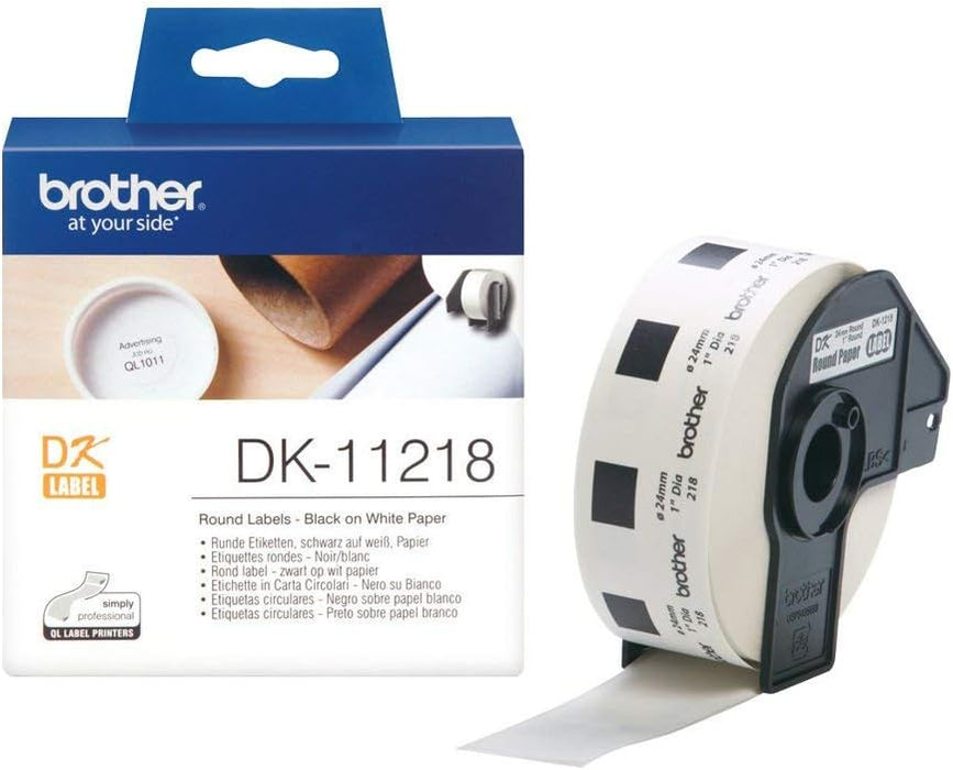BROTHER Label Roll, White, Standard Yield DK44605 Standard Yield