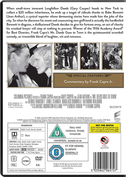 Mr. Deeds Goes To Town (1936)