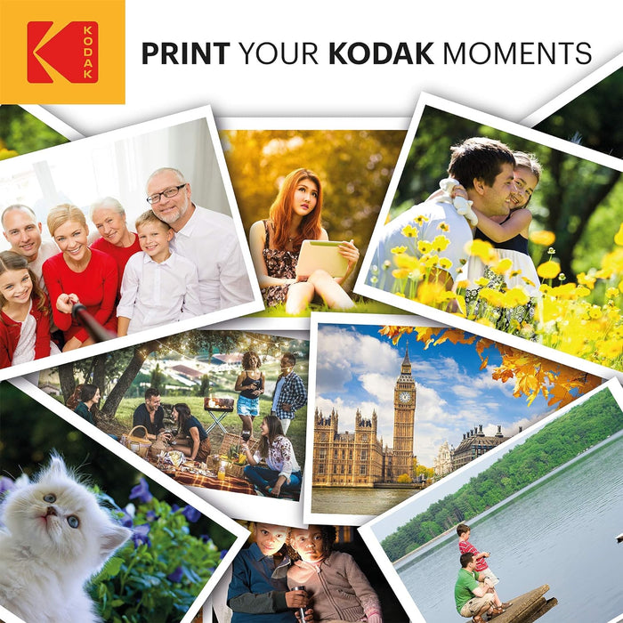Kodak Glossy Photo Paper A4 Size 240gsm | Premium High Gloss Photo Paper for Inkjet Printers (A4 - 50 Sheets) A4-240gsm