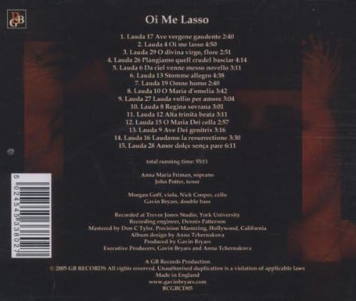 Oi Me Lasso (Friman, Potter)