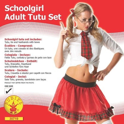 Rubie's Official Ladies Naughty School Girl Tutu Kit, Adult - One Size