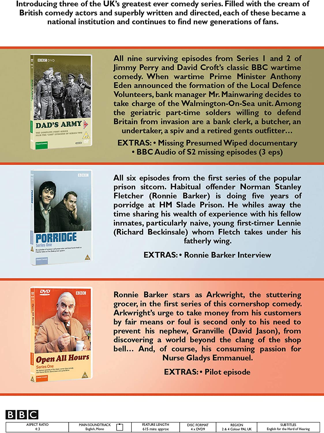 BBC Comedy Classics Triple Pack