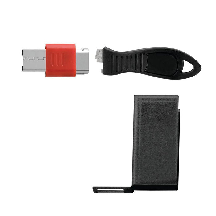 Kensington USB Lock w Cable Guard Rectang, Black, 6016342