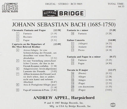 Harpsichord Works (Appel)