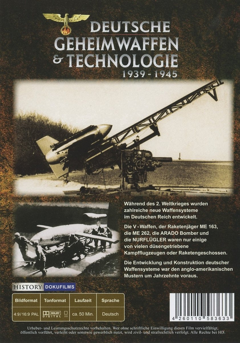 Der 2. Weltkrieg - Deutsche Geheimwaffen & Technologie