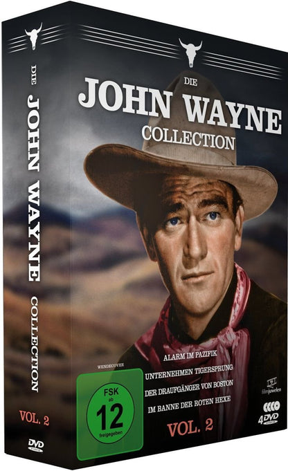 Die John Wayne Collection - Vol. 2 (Alarm im Pazifik / Unternehmen Tigersprung / Der Draufgänger von Boston / Im Banne der roten Hexe)