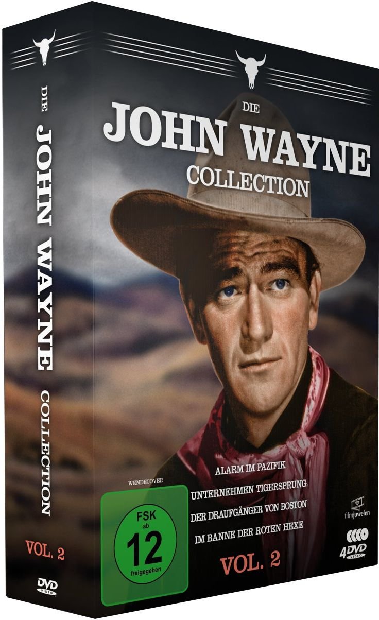 Die John Wayne Collection - Vol. 2 (Alarm im Pazifik / Unternehmen Tigersprung / Der Draufgänger von Boston / Im Banne der roten Hexe)