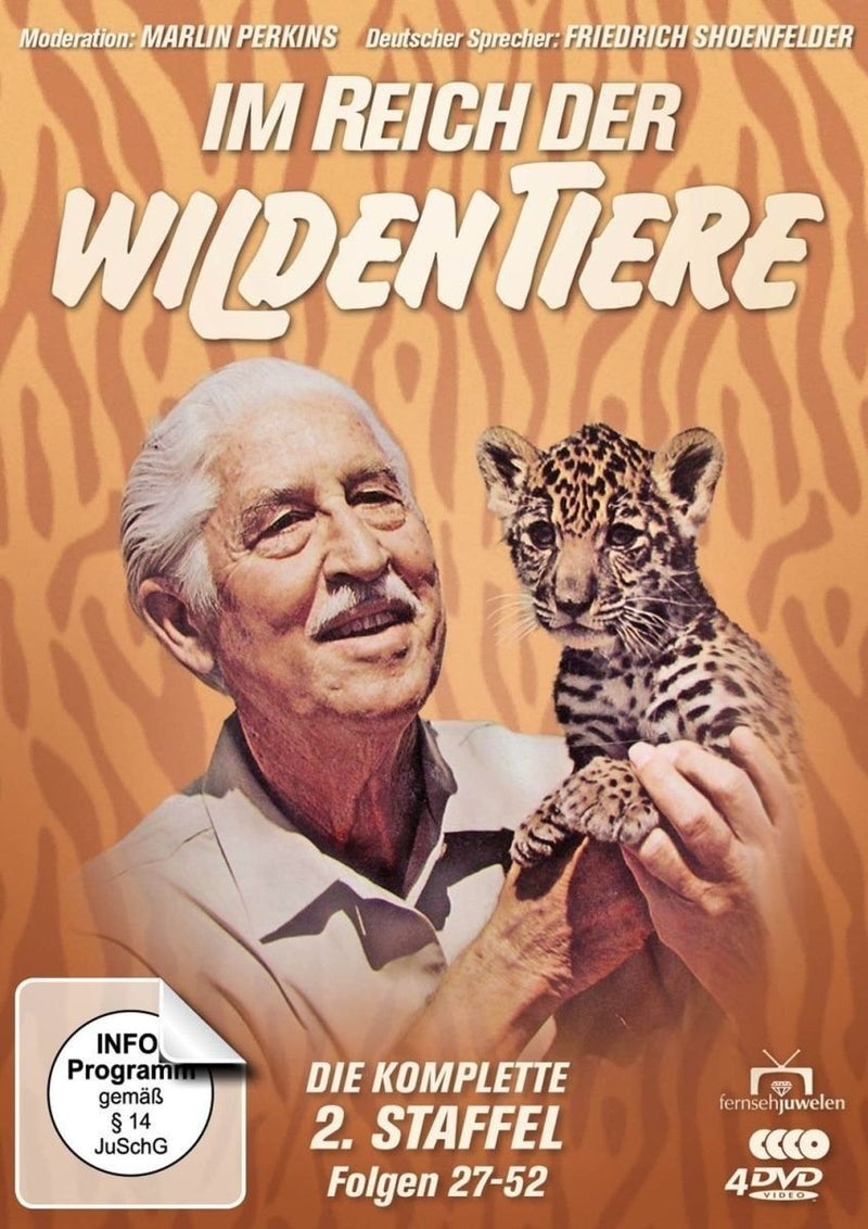 PERKINS, MARLIN - IM REICH DER WILDEN TIERE - DIE KOMPLETTE 2. STAFFEL: FOLGEN 1-26 [4 DVDS]