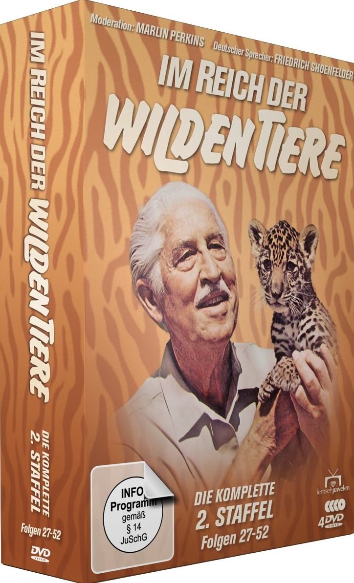 PERKINS, MARLIN - IM REICH DER WILDEN TIERE - DIE KOMPLETTE 2. STAFFEL: FOLGEN 1-26 [4 DVDS]