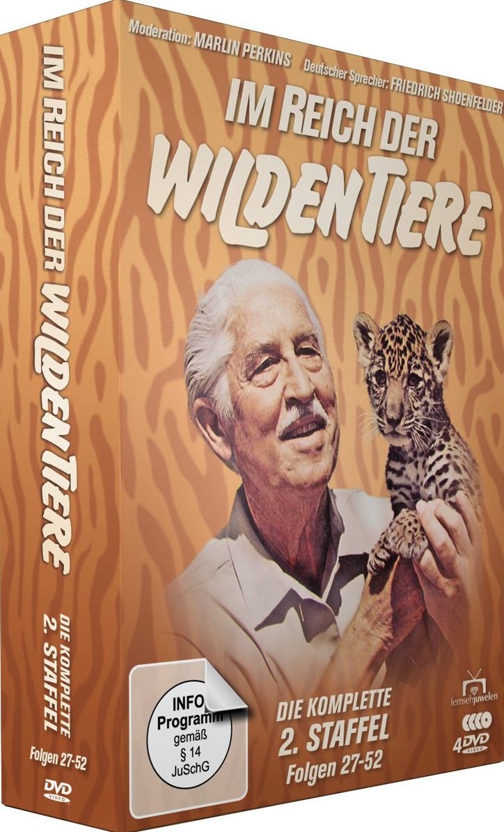 PERKINS, MARLIN - IM REICH DER WILDEN TIERE - DIE KOMPLETTE 2. STAFFEL: FOLGEN 1-26 [4 DVDS]
