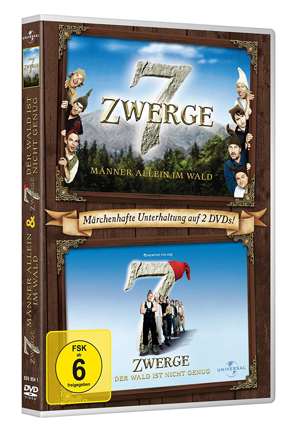7 Zwerge - Männer allein im Wald / 7 Zwerge - Der Wald ist nicht genug [2 DVDs]