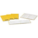 Exacompta - Ref 2206Z - Chartwell Casebound Field Survey Book - 106 x 165mm in Size, Excellent Strength When Wet, Ideal for Use Outside, Lined With 2 Lines, Yellow