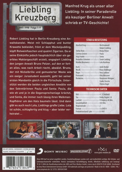 Liebling Kreuzberg - Staffel 5 (3 DVDs, Folge 1-9)