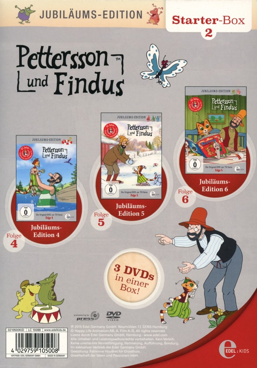 Pettersson & Findus - Starter-Box 2 (Jubiläums-Editionen, Folge 4-6)