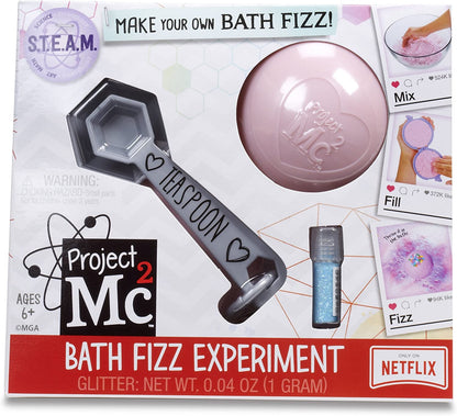 experimenten - Project Mc2 Bath Fizz Experiment - Pink (1 TOYS