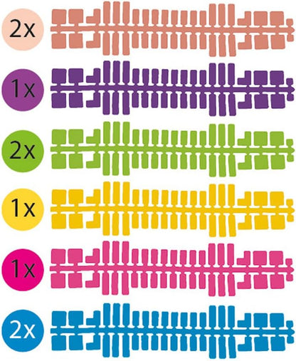 Ministeck - Ministeck Kleurenstrips 9st.