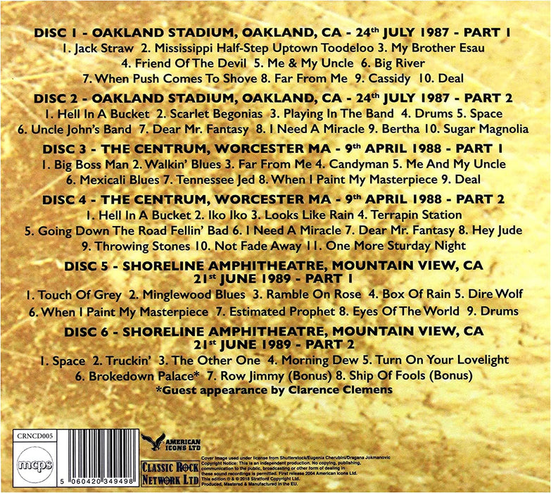 GRATEFUL DEAD - A TOUCH OF GREY: 6 CD SET