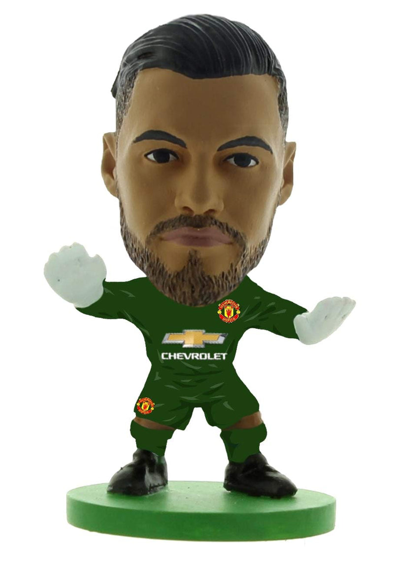 SoccerStarz SOC1280 Man Utd Sergio Romero-Home Kit (2019 Version) / Figuren, Grün
