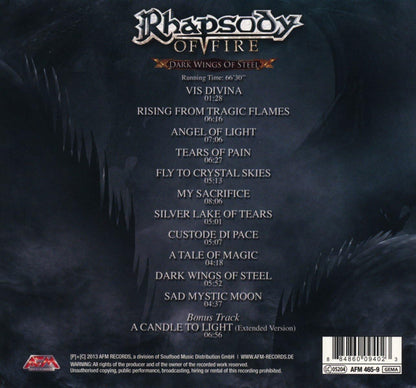 Dark wings of steel