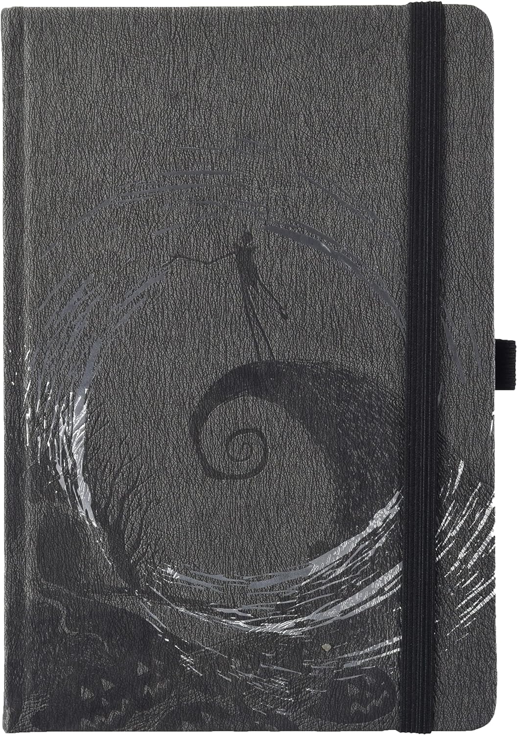 Disney The Nightmare Before Christmas Notebook (Spiral Hill Moonlight Design) A5 Writing Pad - Official Merchandise