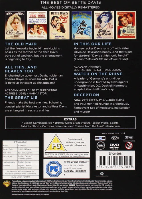 Bette Davis: 100th Anniversary Collection