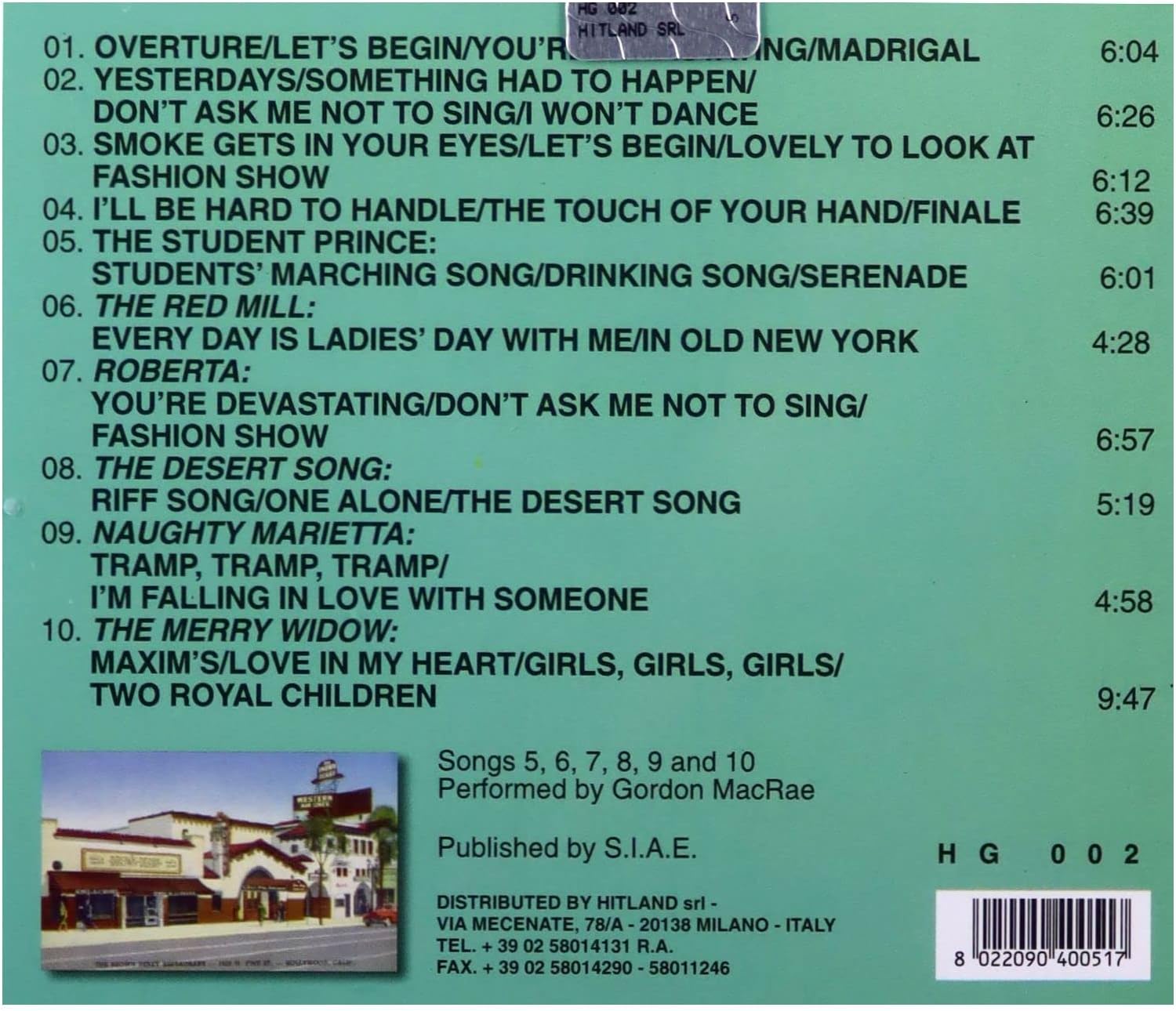 Gordon Macrae Original Recordings
