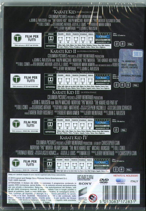 The Karate Kid 1-4 (Box 4 Dv)