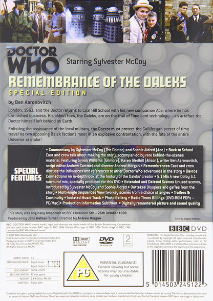 Doctor Who - Remembrance Of The Daleks - Special Edition