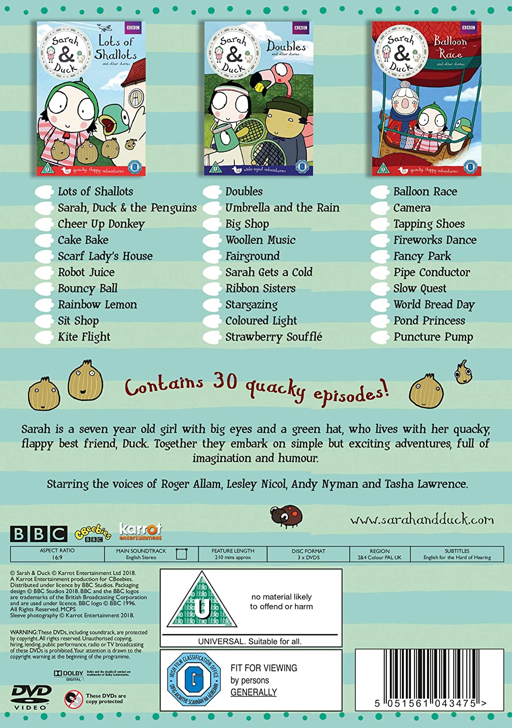 Sarah & Duck - First Adventures Collection