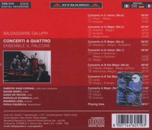 Concerti a Quattro (Ensemble Il Falcone)