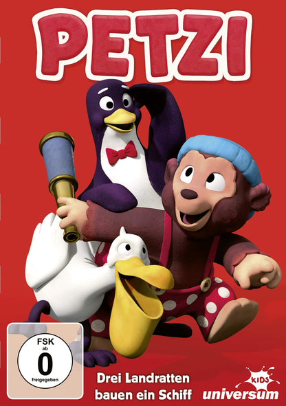 Petzi - DVD 1: Drei Landratten bauen ein Schiff