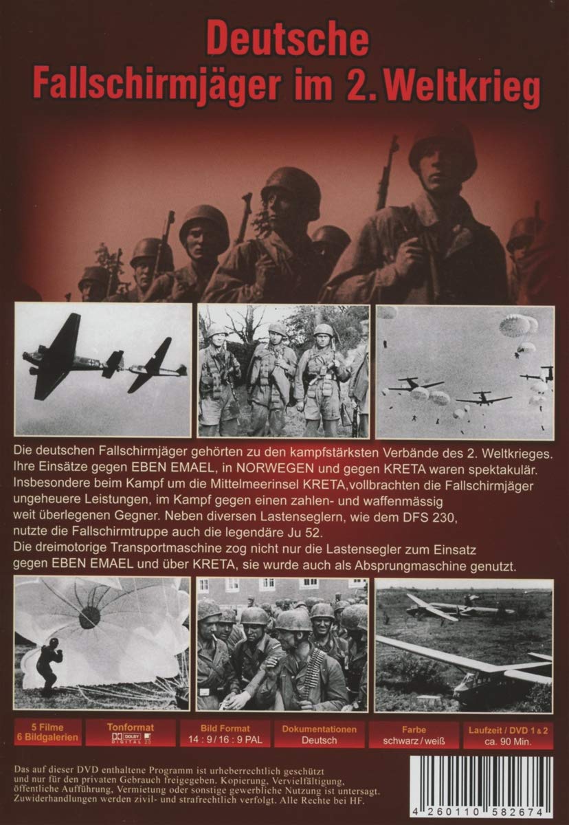 Deutsche Fallschirmjäger im 2. Weltkrieg ( 2 DVD BOX )