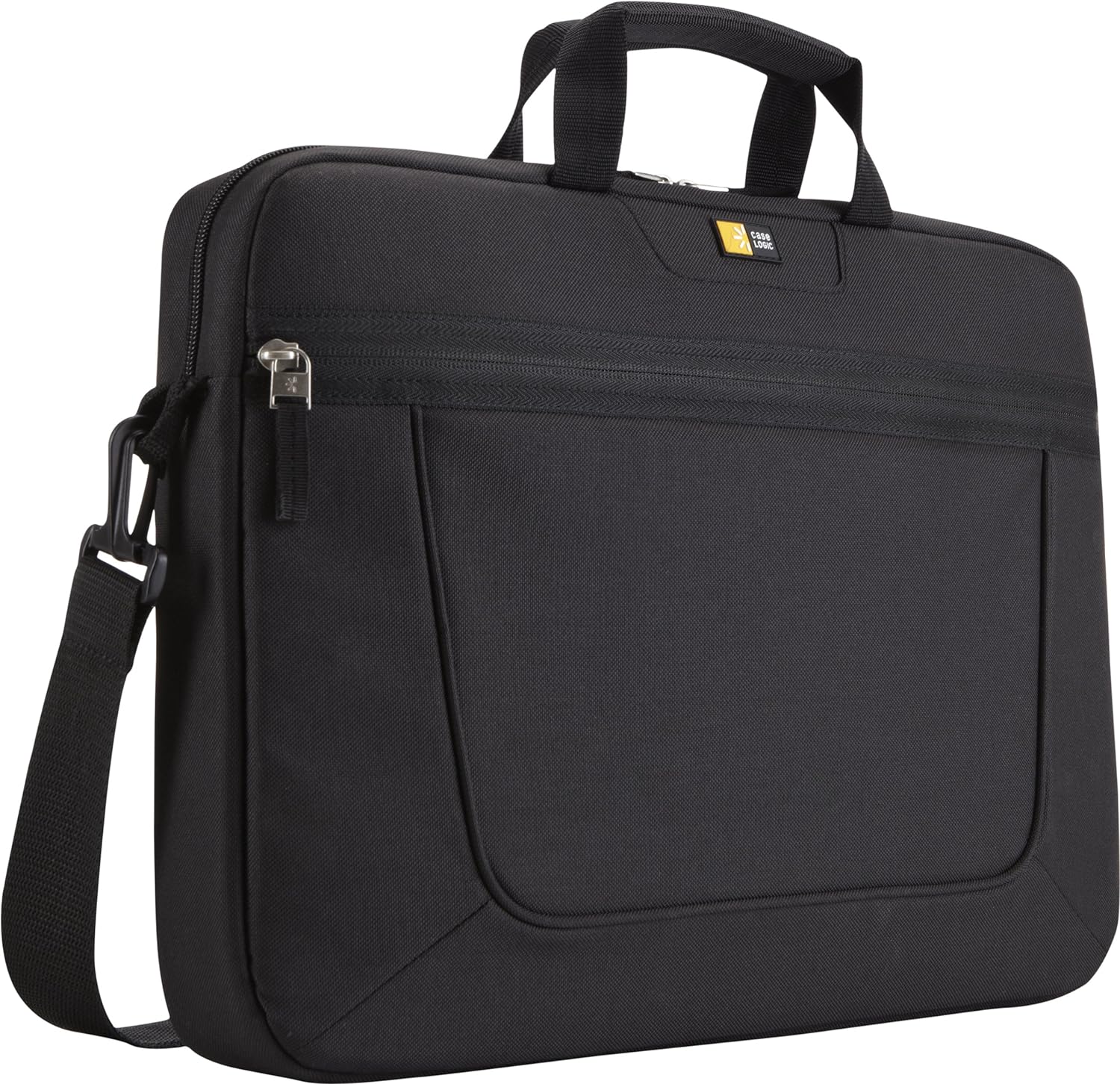 Case Logic VNAI-215 Polyester Basic Slim Attache Case for 15.6-Inch Laptop - Black