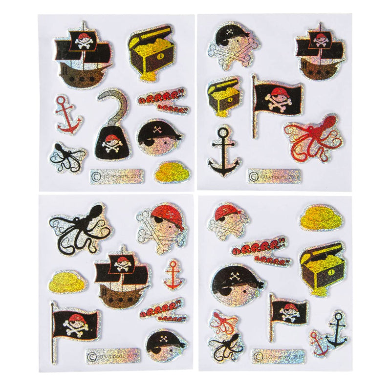 stickers - Stickers Piraten Glinsterend (1 TOYS
