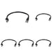 C2G 83408 2M BLACK CAT6 Ethernet Gigabit Lan Network Cable (RJ45) Patch cable, UTP, compatible with CAT.5, CAT.5e and CAT.7. (Pack of 5