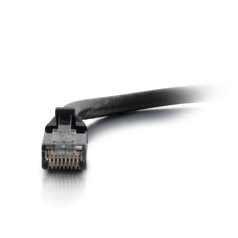 C2G 83408 2M BLACK CAT6 Ethernet Gigabit Lan Network Cable (RJ45) Patch cable, UTP, compatible with CAT.5, CAT.5e and CAT.7. (Pack of 5
