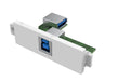 Vision Techconnect 3 Usb-B Module - Modular Facility Plate Snap-In - Usb Type B