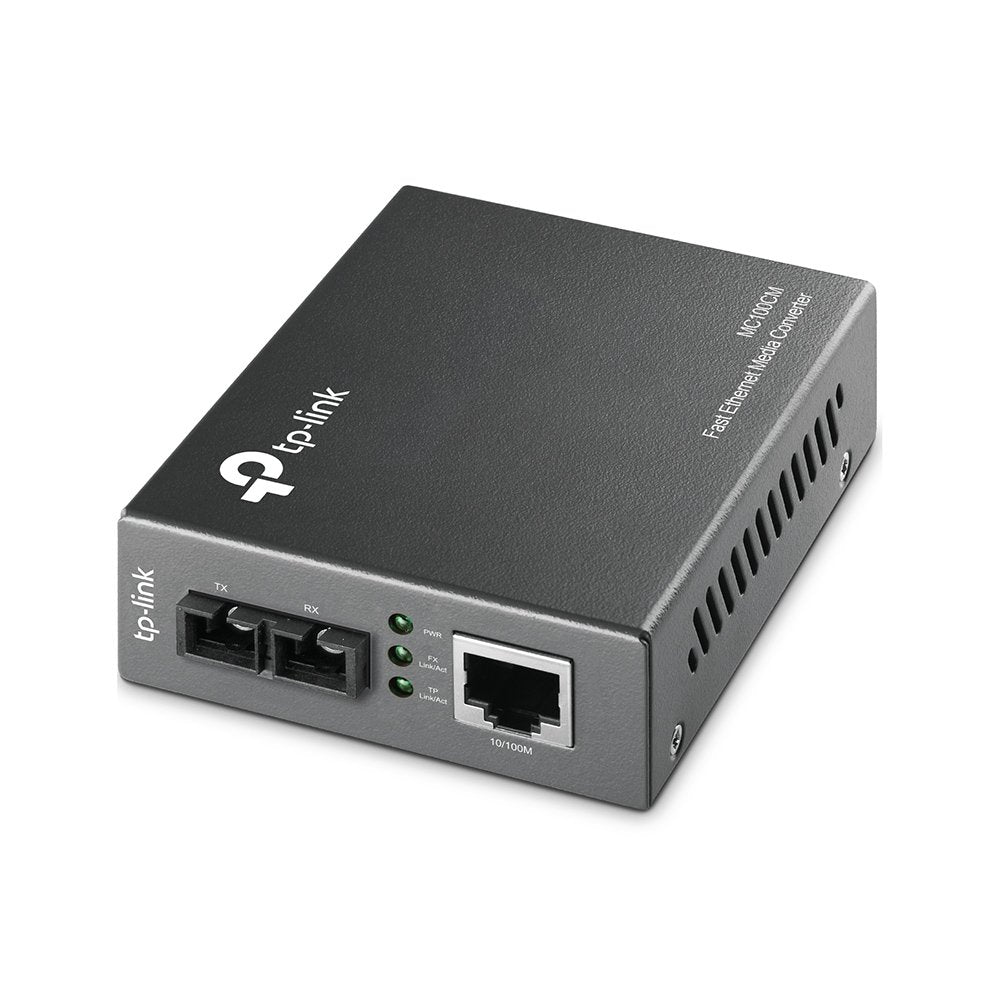 TP-Link 10/100M RJ45 to 100M Full-Duplex Multi-Mode SC Fiber Converter ( MC100CM