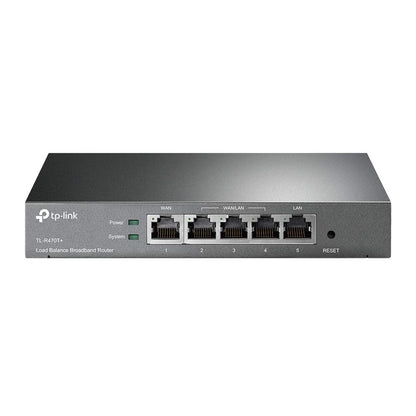 TP-Link Load Balance Broadband Router,10/100M WAN Ports, Abundant Security Features, With Lightning Protection(TL-R470T+) Load Balance Router|Cost-Effective