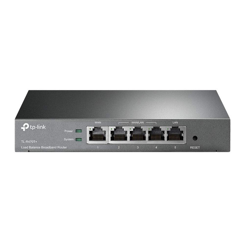 TP-Link Load Balance Broadband Router,10/100M WAN Ports, Abundant Security Features, With Lightning Protection(TL-R470T+) Load Balance Router|Cost-Effective
