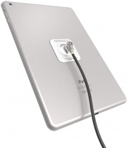 Maclocks CL12UTHWB Universal Security Tablet Holder With Security Cable Lock and Plate (White