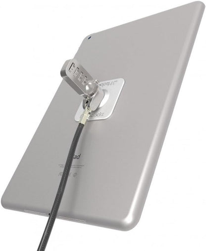 Maclocks CL12UTHWB Universal Security Tablet Holder With Security Cable Lock and Plate (White