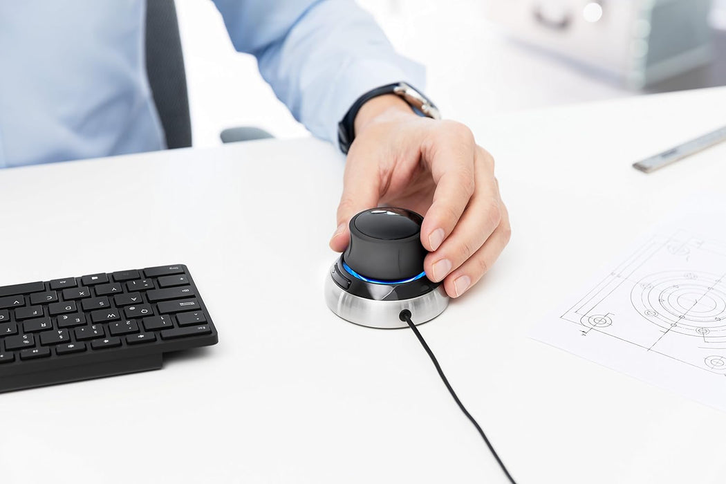 3Dconnexion SpaceMouse Compact 3DX-700059 3D Mouse,black