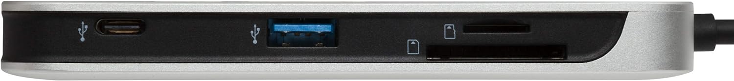 Kingston C-HUBC1-SR-EN - Hub USB C, Adattatore Tipo C con USB 3.0, HDMI, SD/MicroSD, Alimentazione Pass-Through