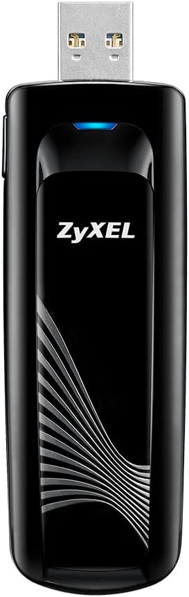 Zyxel AC1200 Dual-Band Wireless USB Adapter | Wireless data transfer rates of up to 300 Mbps* at 2.4 GHz or 867 Mbps* at 5 GHz