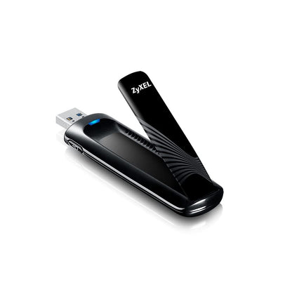 Zyxel AC1200 Dual-Band Wireless USB Adapter | Wireless data transfer rates of up to 300 Mbps* at 2.4 GHz or 867 Mbps* at 5 GHz