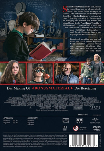 The Book of Henry [DVD]
