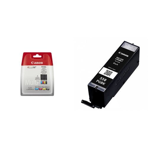 Canon 6509B008 Ink Cartridge Multi Pack, 7Ml, Pack Qty 4
