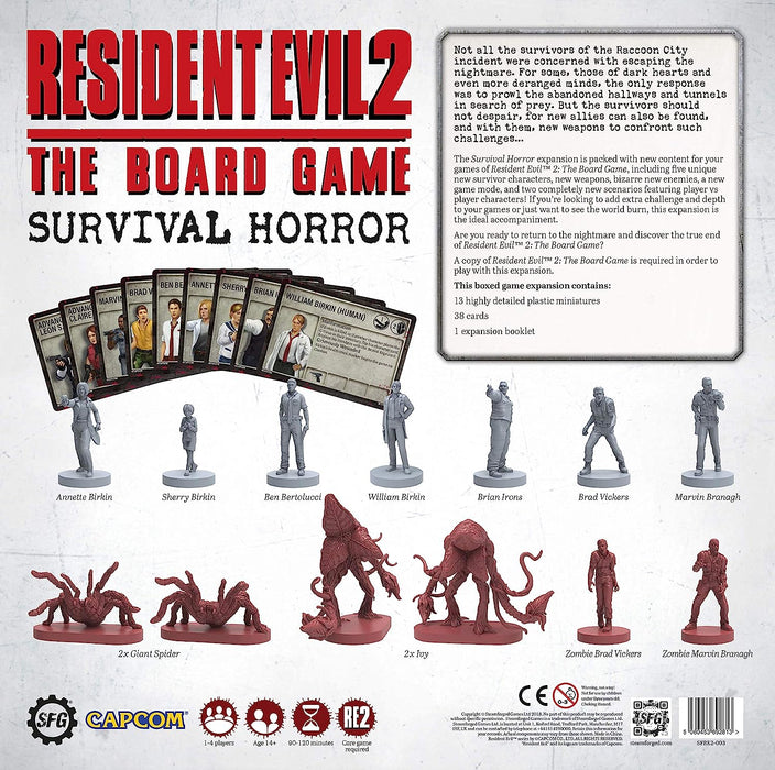 Resident Evil 2 The Board Game: Survival Horror Expansion